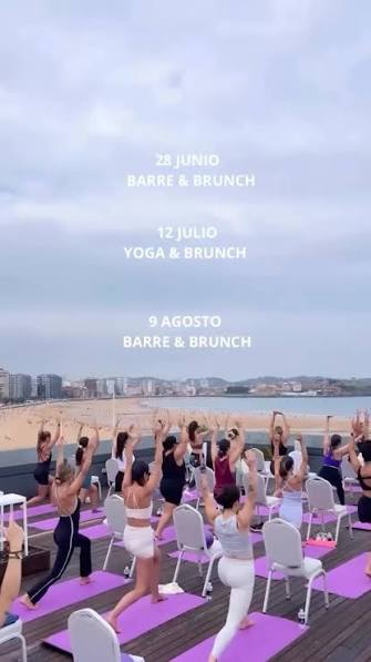 Barre & Brunch — Rooftop ABBA Playa Gijón