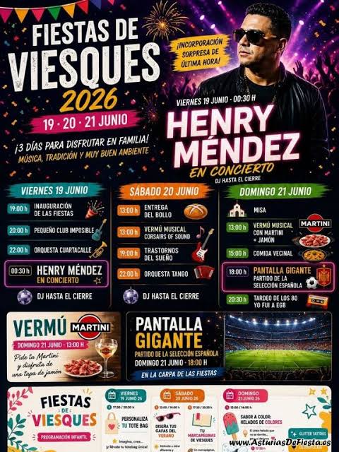 Fiestas de Viesques 2026